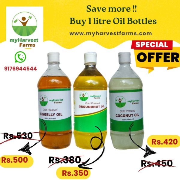 myharvest coldpressed oil offer